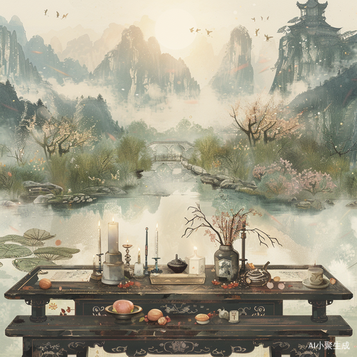 Serene Beauty of Qingming Festival