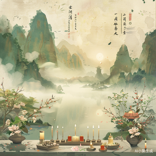 Serene Beauty of Qingming Festival