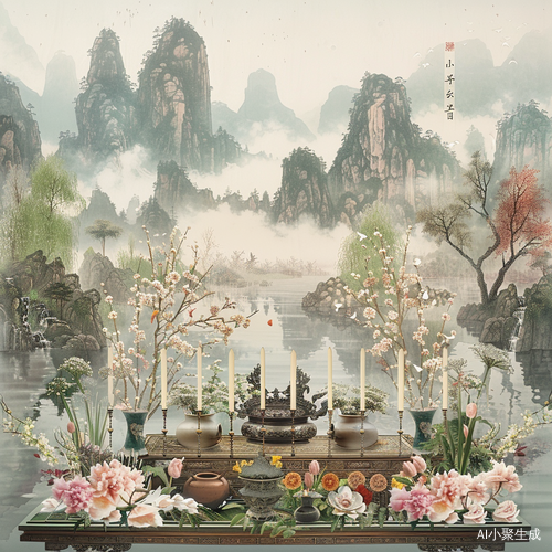 Serene Beauty of Qingming Festival