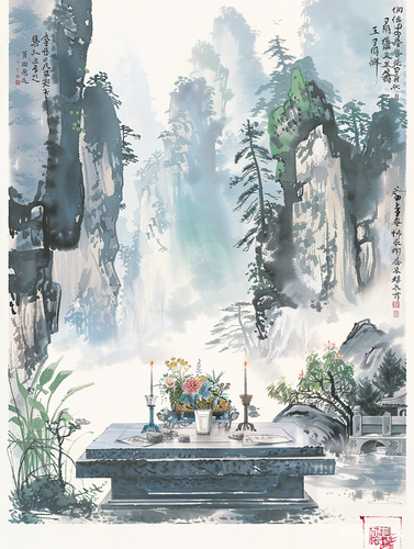 Serene Beauty of Qingming Festival