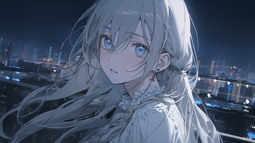 Mysterious Girl in White: Moonlit Tears