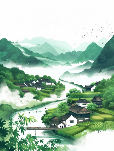 乡野咒语：中国风插画