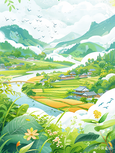 乡野咒语：中国风插画