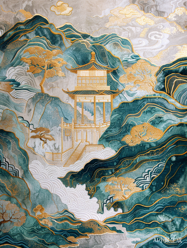 千里江山的中国刺绣工艺
