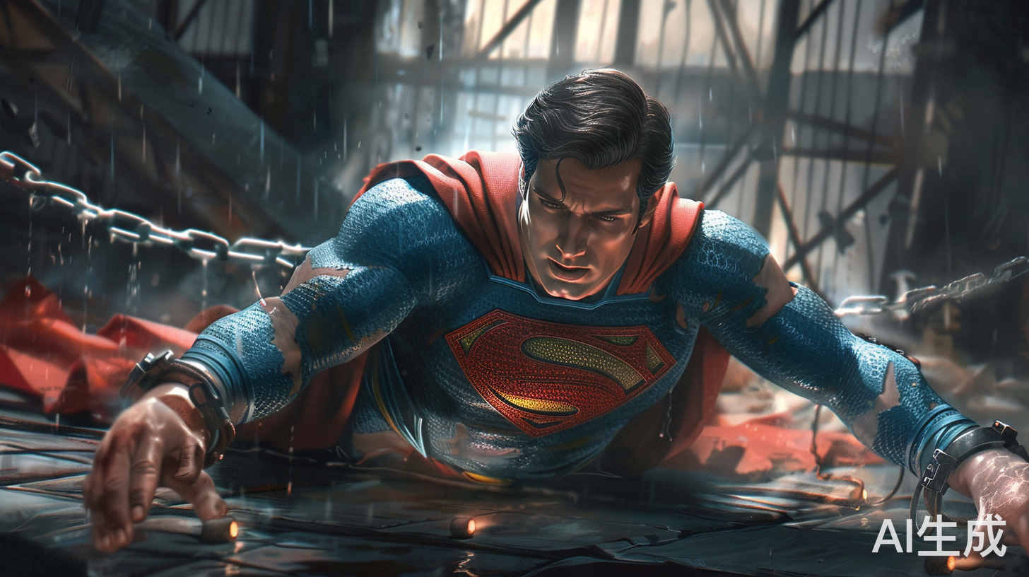 超人绝望无法动弹