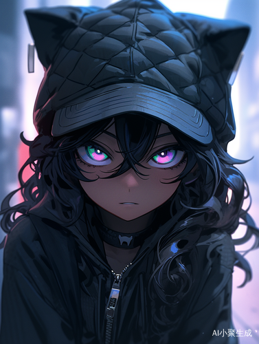 华丽漫画风猫咪少女