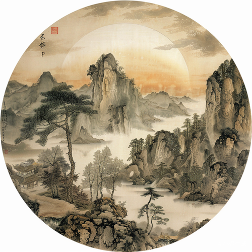 白水泉边日月明，山石岩旁木公松