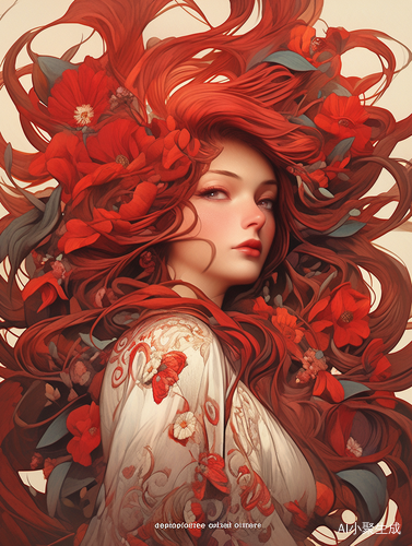 Dynamic Manga Oil Painting Poster: Fairy Girl in Vibrant 9:16 AR