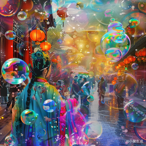京剧面具与花卉奇幻之旅