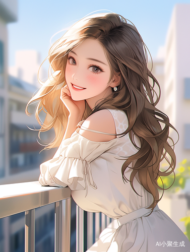 Summer, Super Cute Girl with Brown Hair and Big Eyes in Ultra-HD Portrait