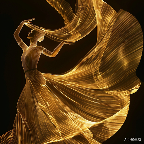 Golden Dress: A Dazzling Fusion of Chinese Calligraphy and Glass Sculpture