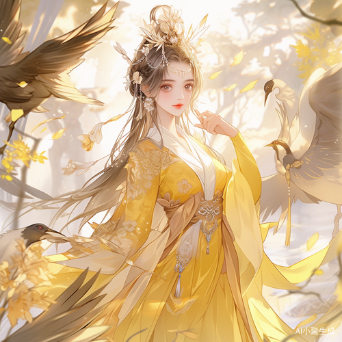 古风公主的华美装扮