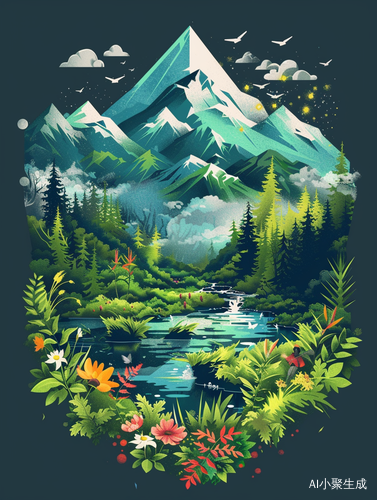 Captivating Wolf Hiking T-Shirt Design