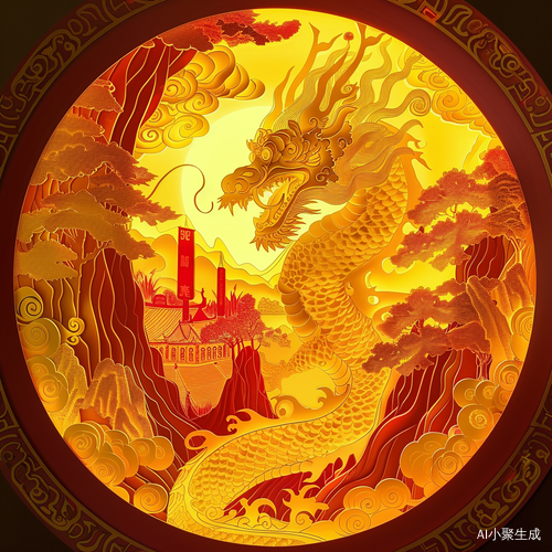 中国龙年元宵节剪纸作品