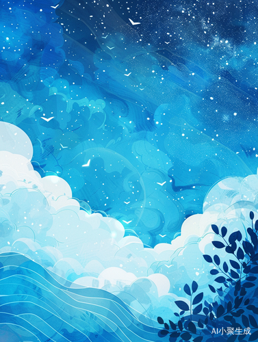夏天的梦幻星空：中国插画风格的创作