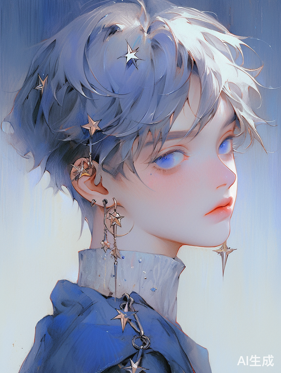 完美细节，高分辨率8k动漫女孩插图壁纸