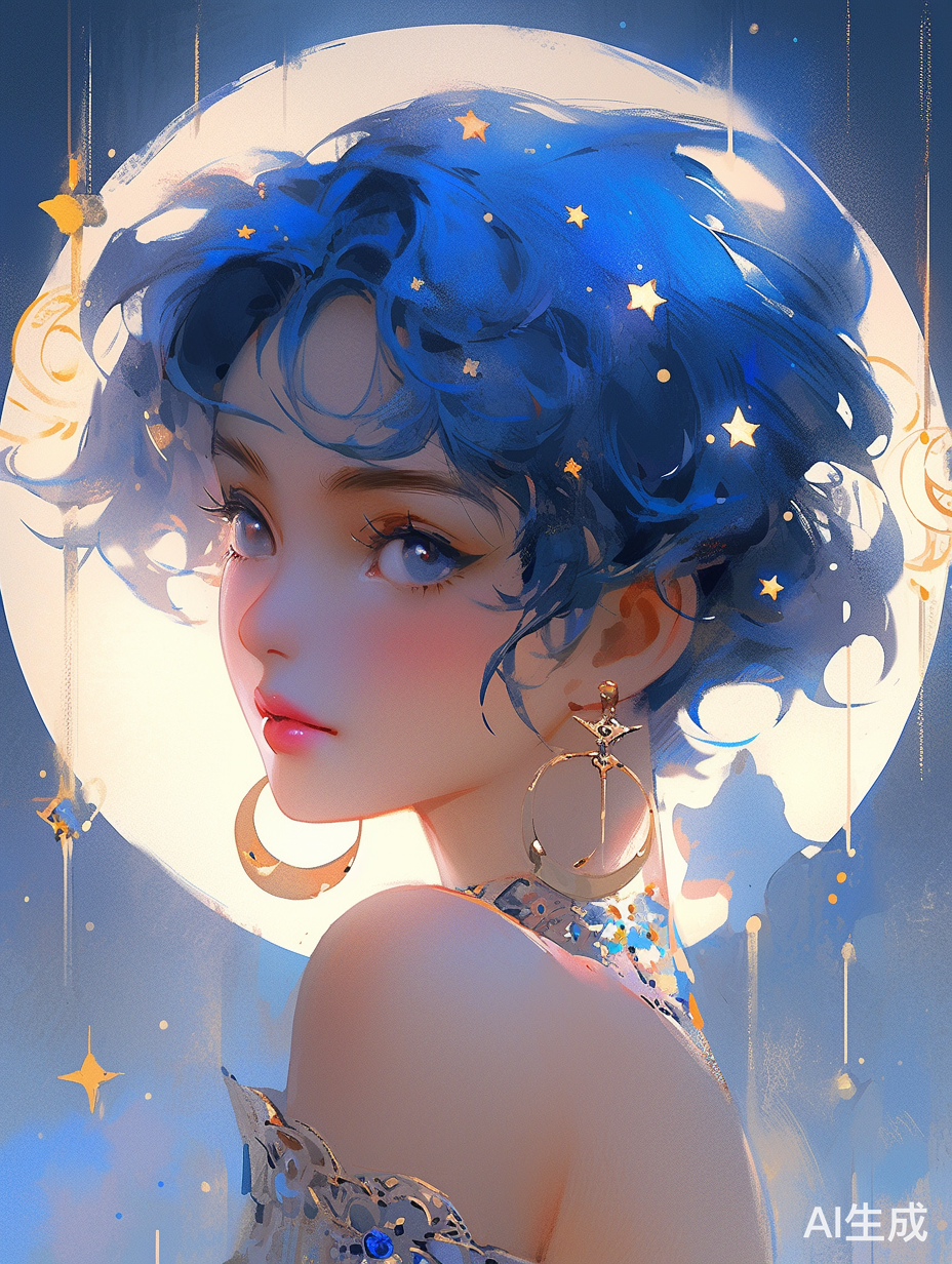 完美细节，高分辨率8k动漫女孩插图壁纸