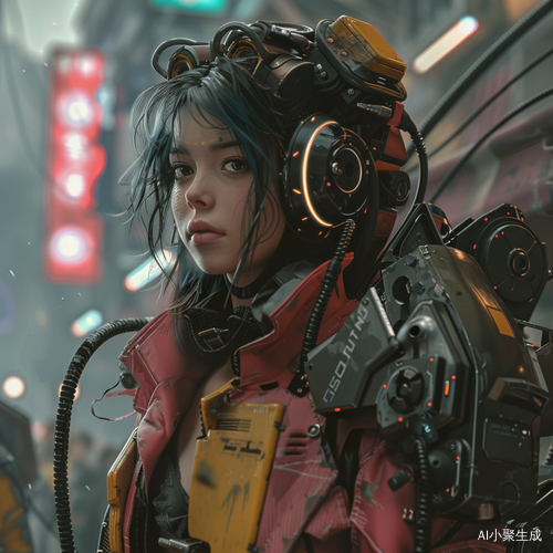 赛博朋克女机甲