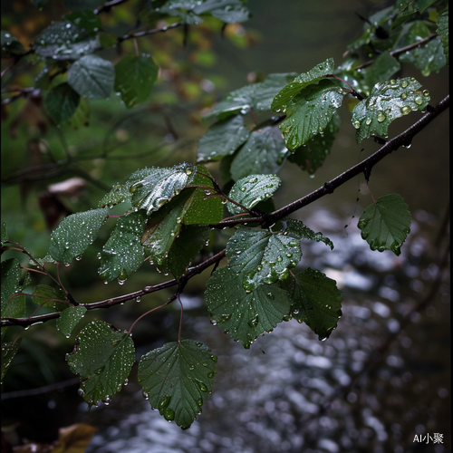 雨中大自然