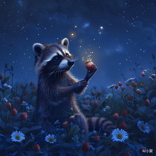 Little Raccoon's Magical Night Adventure