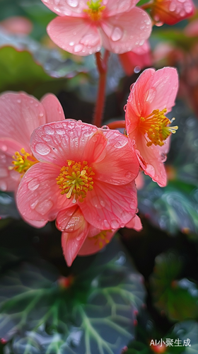 海棠花近拍特写