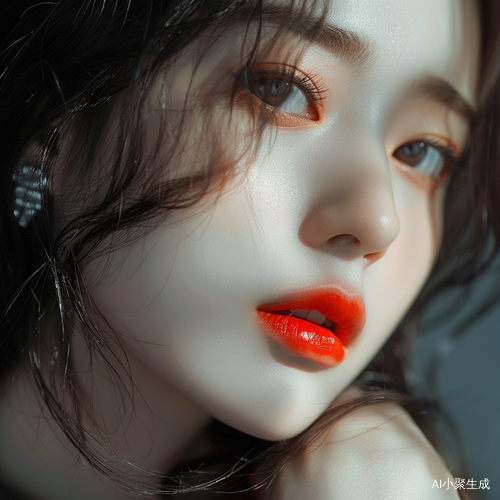 北方独立红唇美女