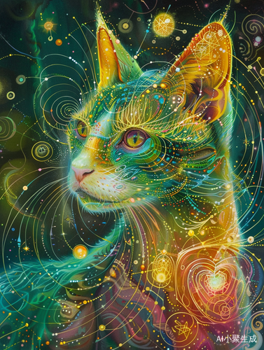 Enchanting Cosmic Cat