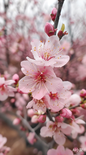 桃花的春光