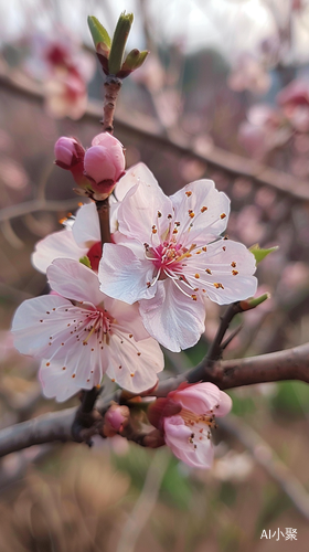 桃花的春光