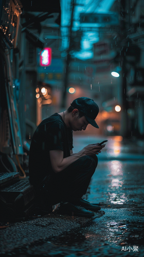 夜雨街头，独奏思情