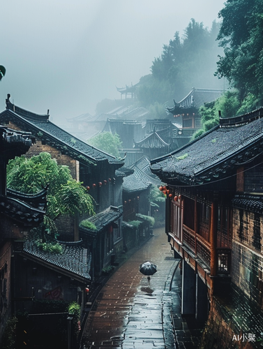 Misty Rain: The Enchanting Beauty of the Yangtze River