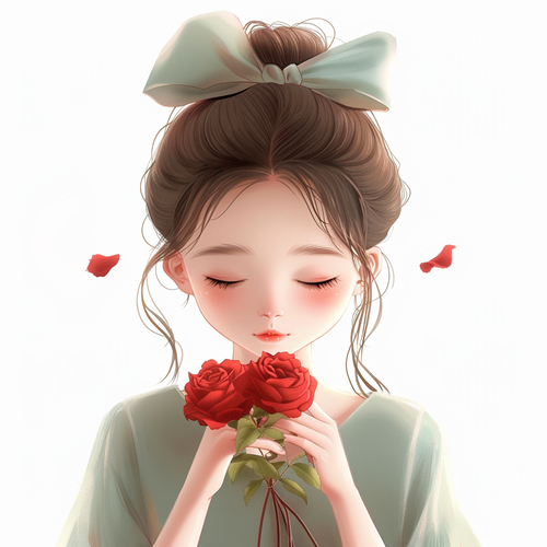 可爱中国女孩的童真温馨高清画质
