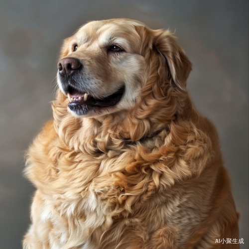 胖金毛犬