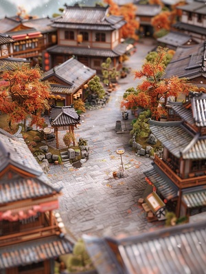 江南小院关键词：Miniature, Spring Festival town isometric view, super cute clay world, outdoor party, tilt motion, excellent lighting, snowflake, volume landscape, brush rendering, tilt motion, 3D, super detail, 32k中文：微缩，春节小镇等角观，超萌粘土世界，户外派对，倾斜运动，优秀灯光，雪花，体量景观，笔刷渲染，倾斜运动，3D，超细节，32k#灵感设计 #midjourney关键词 #mj教程合集 #ai关键词 #ai #Ai绘画 #我的文具分享 #我的运动日常 #江南水乡 #宫殿 #设计 #mj教程合集 #字体设计 #设计灵感 #江南烟雨 #宋画 #洗澡比咖啡提神 #温馨小窝