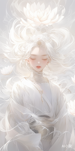 White Lotus: A Translucent Veil of Mysterious Beauty