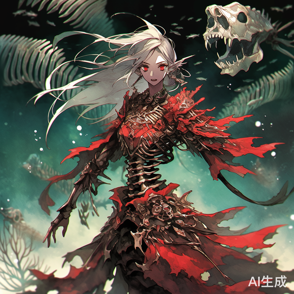 湖边尸骨，美丽人鱼的血