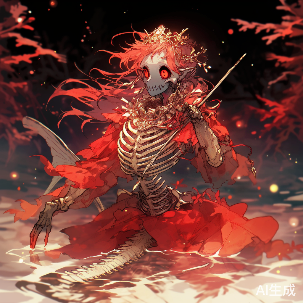 湖边尸骨，美丽人鱼的血