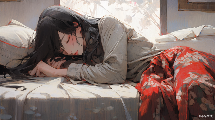 女人美貌睡觉