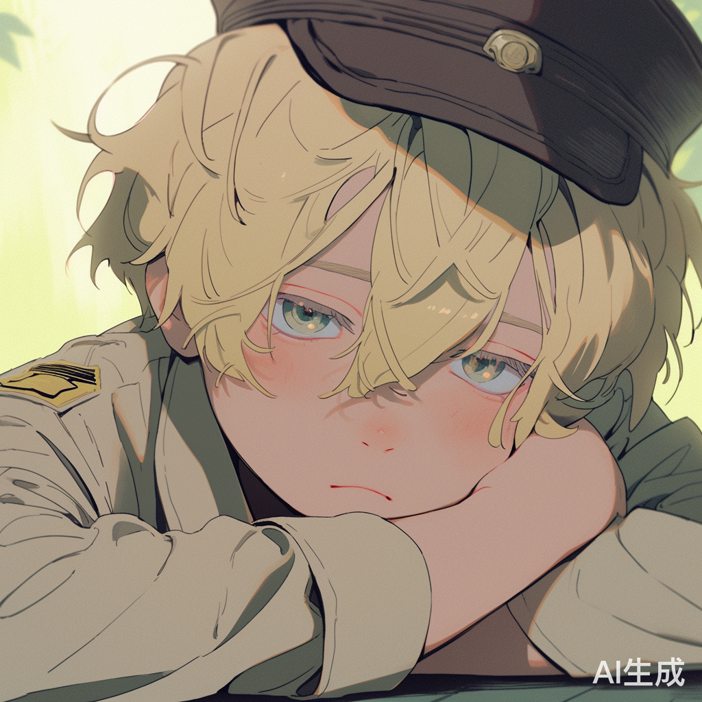 穿着警服的柔和眸子少年