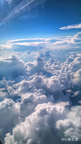 梦幻的纯白天空