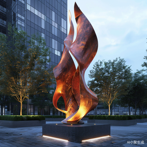 室外3D渲染公共艺术设计城市