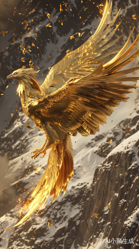 Golden-winged Roc - Light Attribute - Image Design