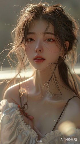 逼真细节的极致美少女