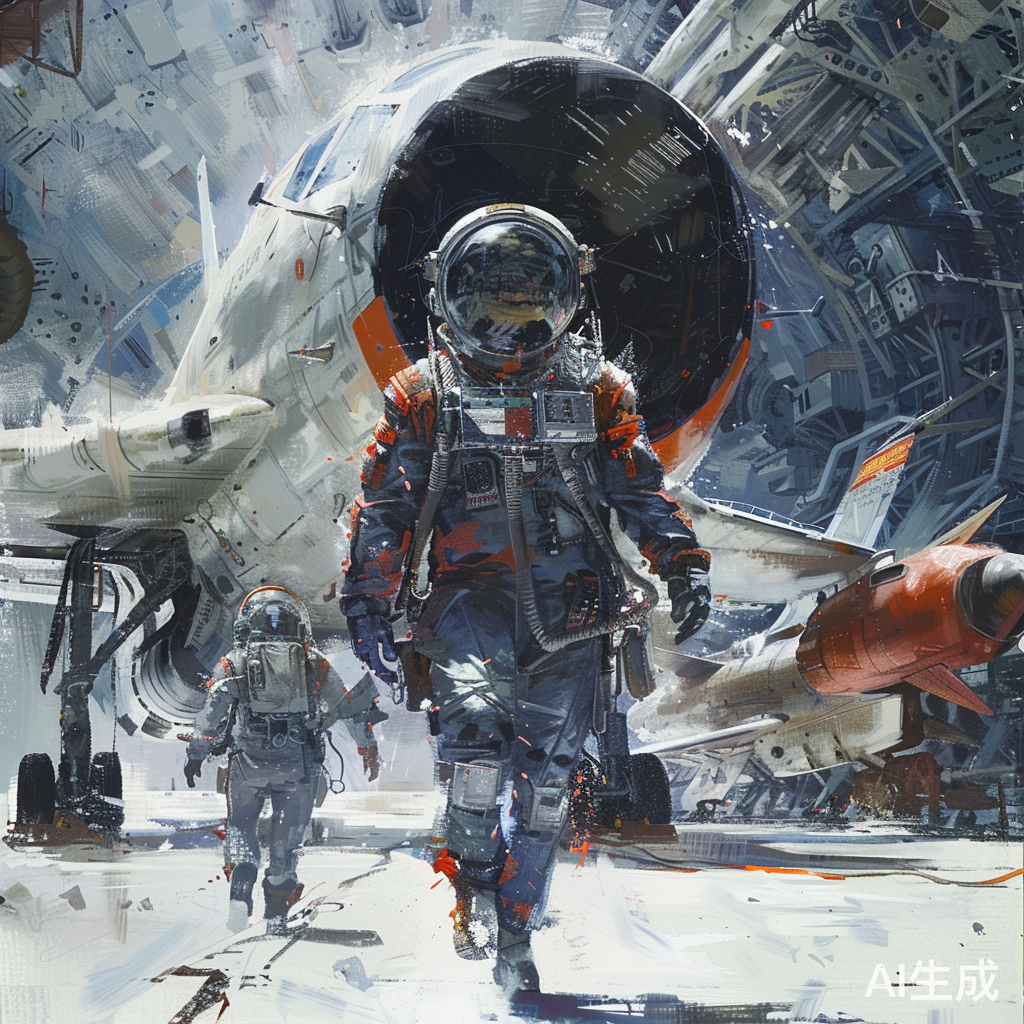 航空科技与人工智能在科幻画中的应用