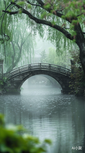 江南烟雨，梦幻风景