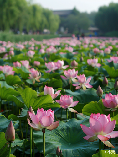 荷花十里，清风鉴水，明月天衣。#在春天里想盛夏 #带你走进画里 #记录吧就现在 #今日份今日发 #想分享点什么 #日常生活碎片 #生活需要分享欲 #记录我的生活 #每一帧都是热爱 #分享片刻 #我的日常 #浪漫生活的记录者 #记录生活 #小红书创作助手 #荷花 #江南 #古镇 #灵感创作 #灵感 #AI艺术