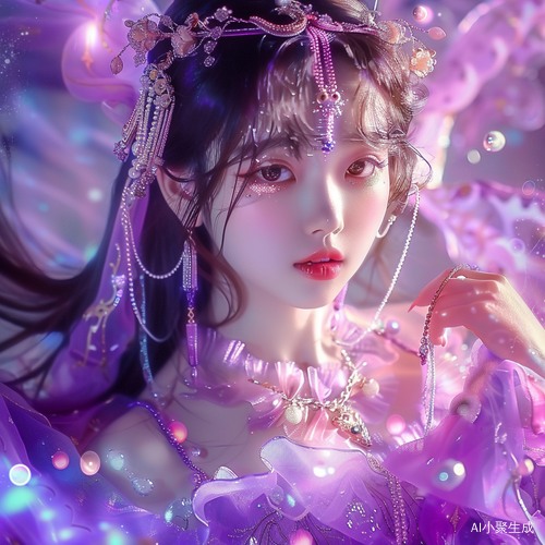 梦幻仙女与美人鱼少女的迷人世界