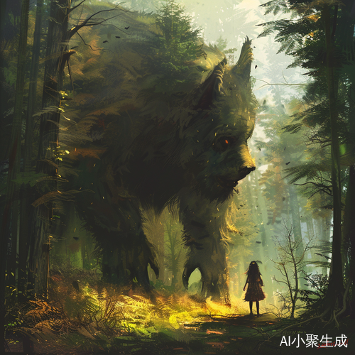 巨兽森林少女