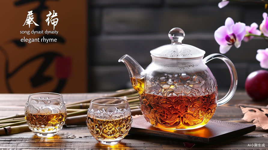 中式玻璃茶具套装拍摄技术规划