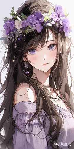 娇美少女的复古刺绣装扮